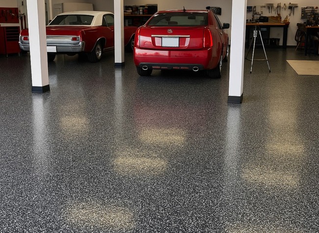 Liquid Granite Epoxy Garage Floor Coating
