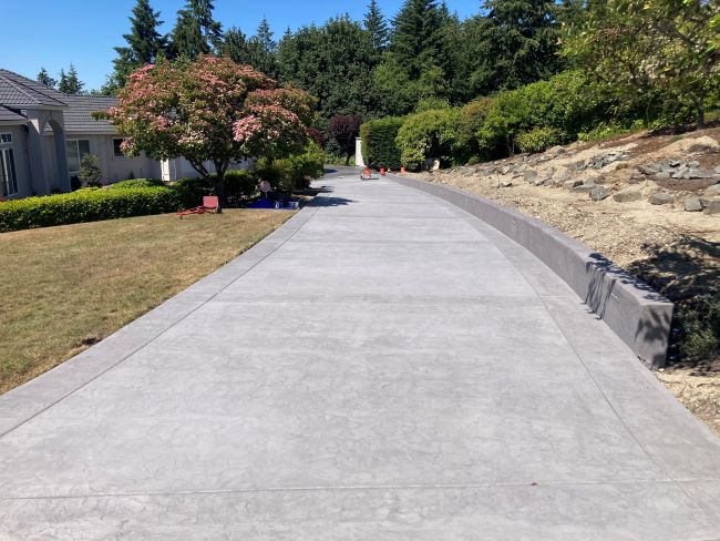 Stamped Concrete Driveway